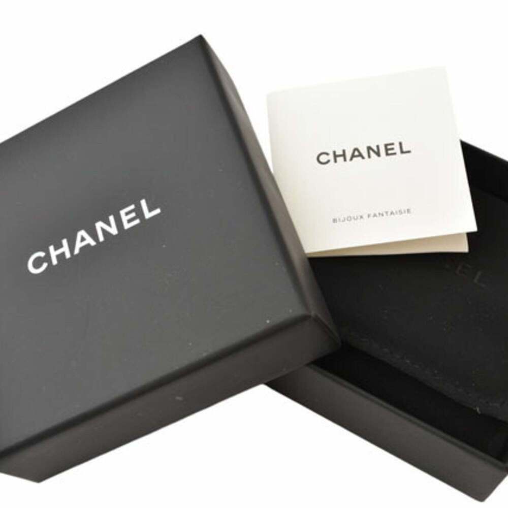 CHANEL Authentic Black Diamond Logo Brooch - Picture 6 of 6